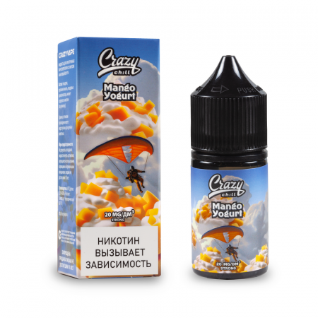 Жидкость Crazy Chill ПРЕМИУМ  Манговый йогурт (Mango yogurt) (М)
