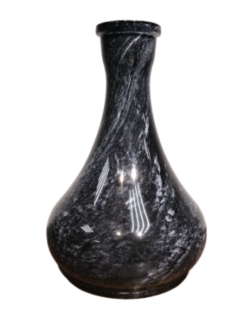 Колба Vessel glass Капля (Белый и черный алебастр)
