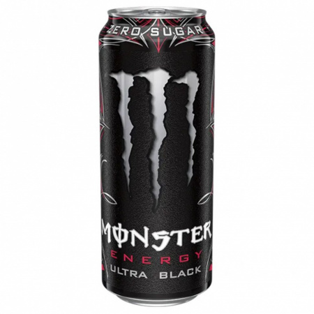 Энергетический напиток Monster Ultra Black 500 мл Ирландия ж/б 