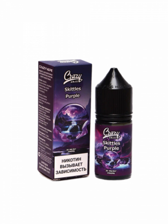 Жидкость Crazy Chill ПРЕМИУМ  Скитлс Фиолетовый (Skittles Purple) (M)