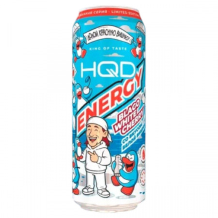 Энергетический напиток Hqd Energy Blago White Cherry ж/б