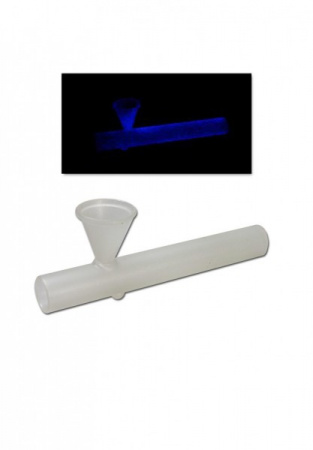 Трубка Glow in Dark Shotgun Pipe blue