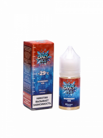 Жидкость Crazy Ice ПРЕМИУМ Малина со льдом (Raspberry ice) (М)