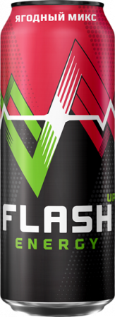 Энергетический напиток Flash Up Energy Ягодный Микс ж/б 0,45