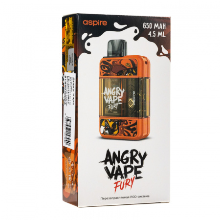 Многоразовое устройство Brusko Angry Vape Fury (Оранжевый)