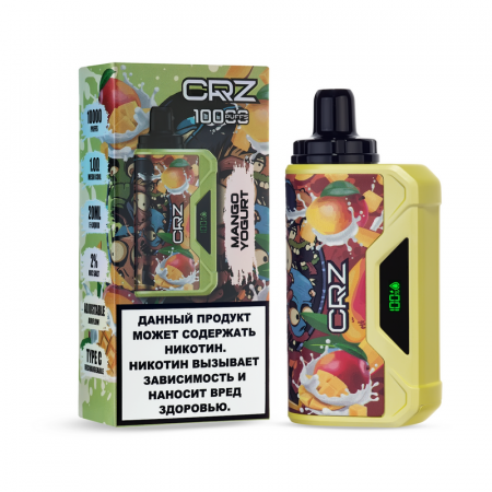 Одноразовое устройство CRZ 10000 Манговый йогурт (Mango yogurt)
