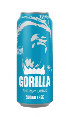Энергетический напиток Gorilla без сахара sugar free 0,45л ж/б