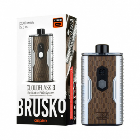 Многоразовое устройство Brusko CLOUDFLASK 3 (Коричневый металлик)