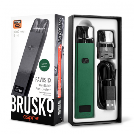 Многоразовое устройство Brusko Favostix (Зеленый)