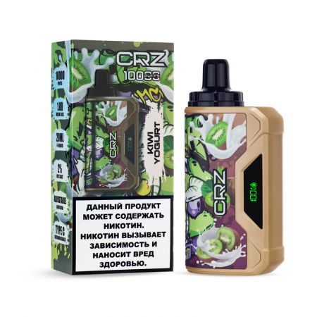 Одноразовое устройство CRZ 10000 Киви йогурт (Kiwi yogurt)