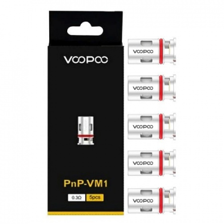 Испаритель VooPoo PnP-VM1 0.3 Ом (5 шт в упаковке)