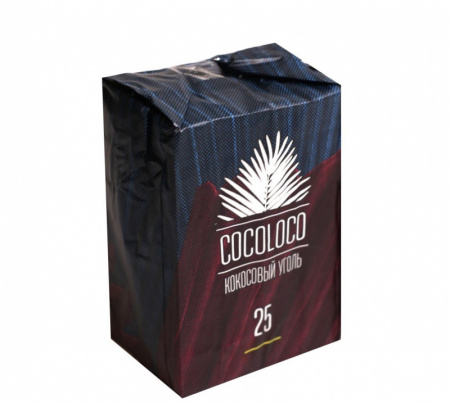 Уголь Cocoloco Horeca 25мм 72шт 1кг  1/20