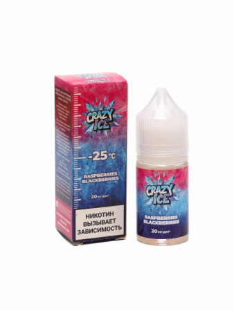 Жидкость Crazy Ice Малина ежевика (Raspberry blackberry) (М)
