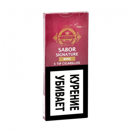Сигариллы Sabor Signature Wine (Wood Tip)