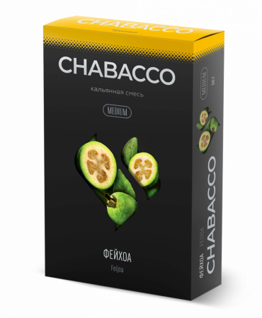 Бестабачная смесь для кальяна Chabacco 50гр (Medium, Feijoa)