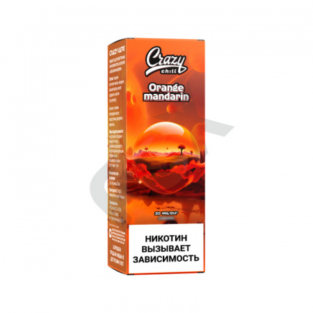 Жидкость Crazy Chill ПРЕМИУМ  Апельсин мандарин (Orange Mandarin) (M)