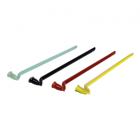 Трубка (стекло) цветная 24см