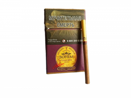 Сигариллы Bohem cigar mini Aroma (Вишня)