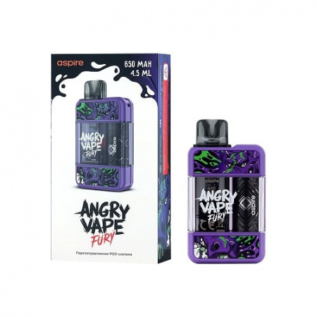 Многоразовое устройство Brusko Angry Vape Fury (Фиолетовый)