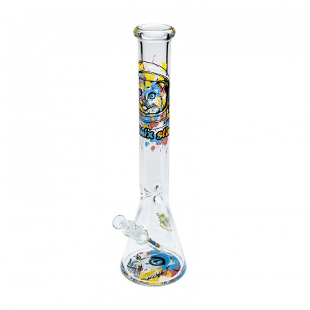 Бонг PhoenixStar Astro Cat Decals H:45.7cm TH:50*7mm thick base:12.2cm