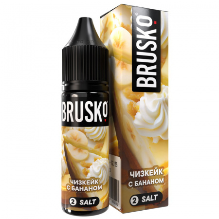Жидкость Brusko Salt Chubby (2) 35 мл Чизкейк с бананом