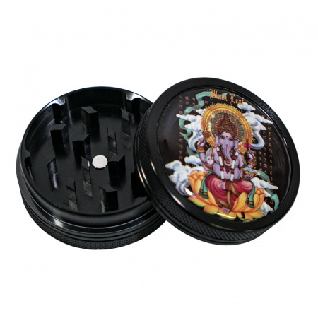 Гриндер Black Leaf Ganesha 2-part black