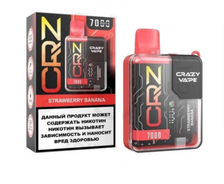 Одноразовое устройство CRZ 7000 Клубника банан (Strawberry Banana)