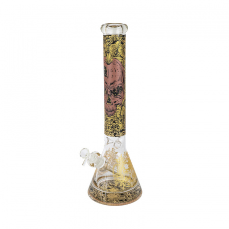 Бонг Amsterdam - XMS025A Heavy Beaker (H:42cm, Ø:50mm, SG:18.8mm, 7mm thickness, base: 22mm)