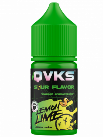 Ароматизатор пищевой QVKS SOUR KONSTRUKT - Лимон Лайм 13 мл