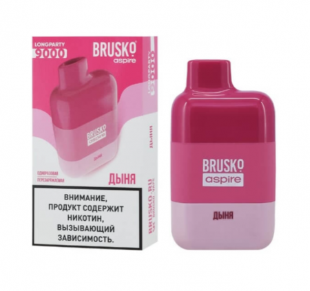 Одноразовое устройство BRUSKO LONGPARTY 9000 с ароматом Дыни